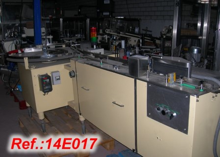 COLLAMAT LABELING MACHINE WITH ACCUMULATION DISH