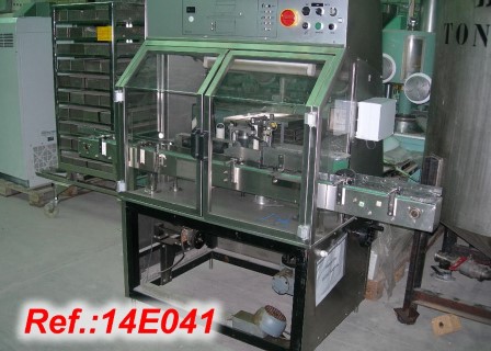 INMAK ROUND CANISTER LABELING MACHINE