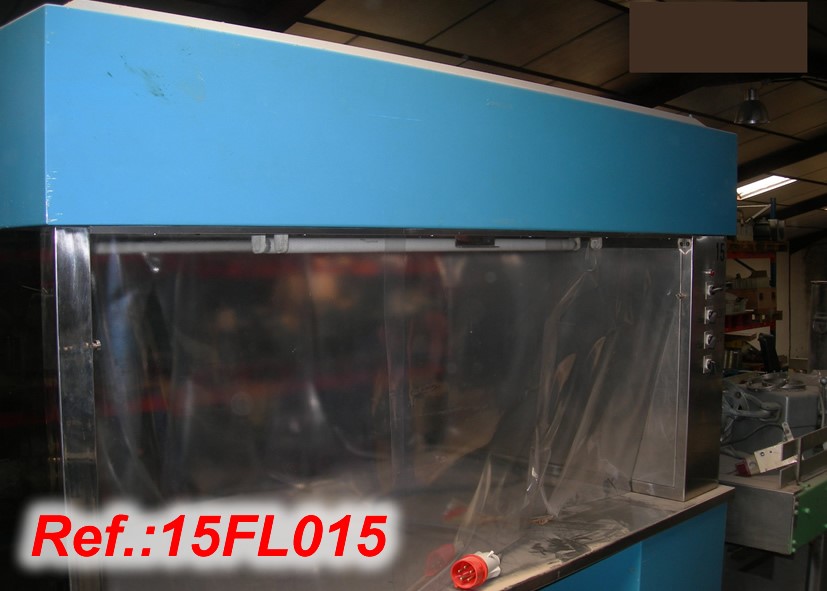 LAMINAR AIR FLOW BOOTH. FILTER AREA: 1.500mm X 440mm