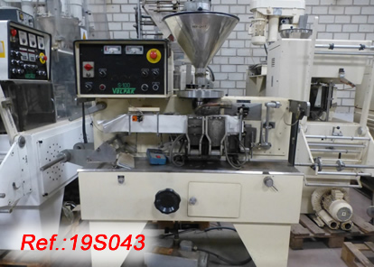 VOLPAK S-100 SIMPLE SACHET FILLING AND SEALING MACHINE WITH VOLUMETRIC FILLING HEAD