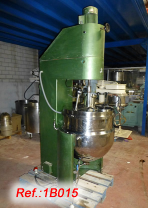 175 LITRE APPROX. P.PRATT REACTOR - BLENDER WITH HEAT JACKET, ANCHOR AGITATION WITH SCRAPPERS AND TURBO