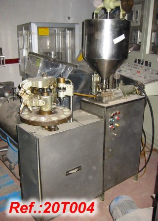 LAPEYRA Y TALTAVULL TUBE FILLING AND SEALING MACHINE WITH PISTON