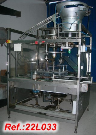 DOSING TOP BOOTLE - CANISTER CLOSING MACHINE