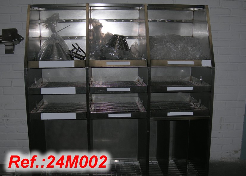 STAINLESS STEEL CABINET WITH WHEELS