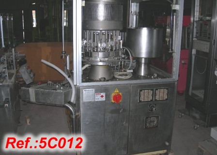 ZANASI Z-5000-R1 CAPSULE FILLING AND CLOSING MACHINE WITH No0, 1, 2 AND 3 FORMATS