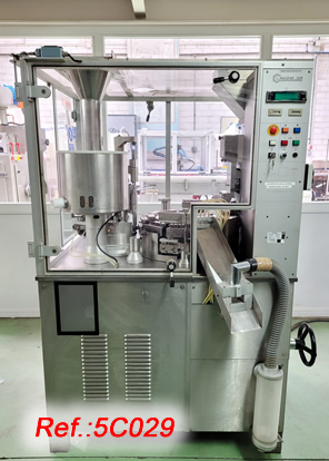 MACOFAR MT-40 CAPSULE FILLING AND CLOSING MACHINE WITH Nos.0-1-2-3-4 FORMATS AND PELLETS