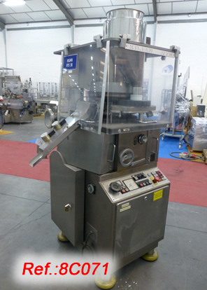 KILIAN RTS-36 36 STATION ROTATORY TABLET PRESS WITH PRECOMPRESSION, FORCED LOAD AND PUNCH TYPE B