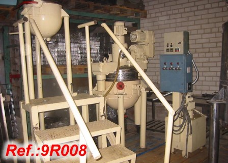 LLEAL 60 LITRE APPROX. MELTER FOR LLEAL TRIAGI REACTOR WITH STAIRCASE
