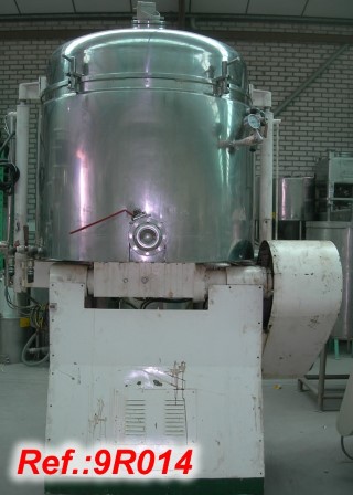 TUR BPV-1000 100 LITRE APPROX. REACTOR WITH WATER STEAM JACKET, HIDRAULIC LID ELEVATION, VACUUM SEAL, PLANETARY AGITATORS WITH SCRAPPERS AND TURBO AGITATOR