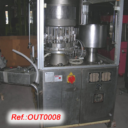 ZANASI Z-5000-R1 HARD GELATIN CAPSULE FILLING AND CLOSING MACHINE WITH FORMATS Ns 0, 1, 2 AND 3