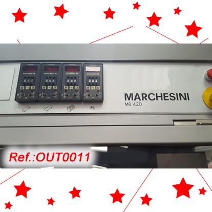 MARCHESINI MB-420 ALU-PVC BLISTER LINE WITH MARCHESINI BA-100 PACKAGING MACHINE