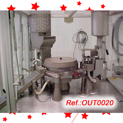 “IMA - ZANASI” AZ-40 CAPSULE FILLING AND CLOSING MACHINE FOR PELLETS WITH CAPSULE FORMATS Nos. 0, 1, 2 AND 3