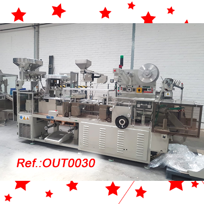 FAMAR RM-200 BLISTER MACHINE FOR PVC-ALUMINUM BLISTERS WITH AUTOMATIC LOAD