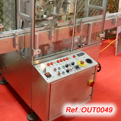 MONOBLOC MACOFAR MT-11 BOOTLE FILLING AND CLOSING MACHINE FOR FILLING OF VIALS WITH POWDER