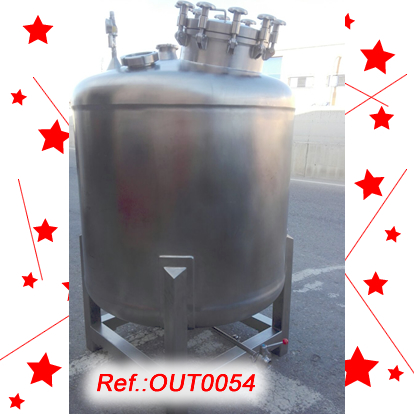 1.320 LITRE APPROX. STAINLESS STEEL STORAGE TANK