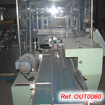CAM ASB-38 AUTOMATIC BUNDLER WRAPPING MACHINE WITH ONE FORMAT AS IN STOCK