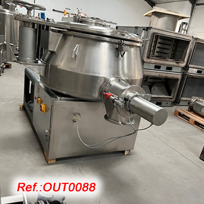 500 LITRE APPROX. GLATT LABORTECNIC STAINLESS STEEL GRANULATOR EQUIPMENT WITH ITS STRUCTURE