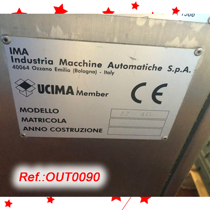 “IMA - ZANASI” AZ-40 CAPSULE FILLING AND CLOSING MACHINE WITH FORMATS FOR PELLETS NUMBERS 0, 1, 2, 3 Y FORMATS FOR POWDER NUMBERS 0, 2 Y 4