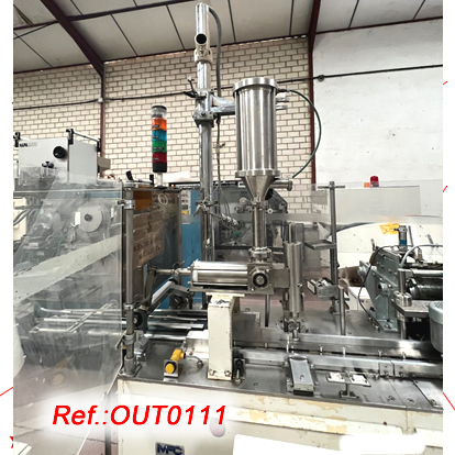 COMPLETE (No. 6471) FILLING - CLOSING - GROUPING - RETRACTING LINE FOR TINS WITH PACKING MACHINE