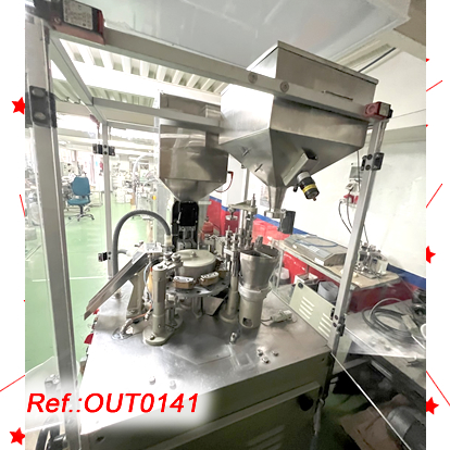 “ZANASI” RM-63 CAPSULE FILLING AND SEALING MACHINE WITH Nos.0 AND 00 CAPSULE FORMATS