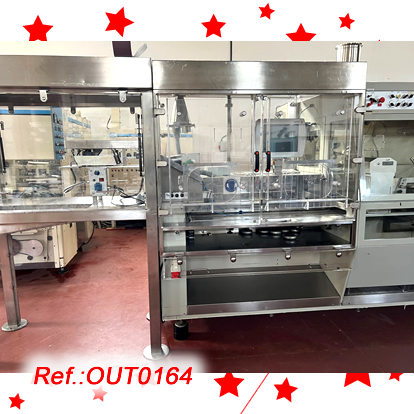 “MARCHESINI” BLISTER LINE WITH PACKAGING MACHINE WITH A “MARCHESINI” MODEL GAMMA MB-440 BLISTER MACHINE FOR MANUFACTURE OF ALUMINUM - ALUMINUM AND ALUMINUM - PVC BLISTERS AND “MARCHESINI” MODEL BA-400 TUCK-TOP PACKAGING MACHINE