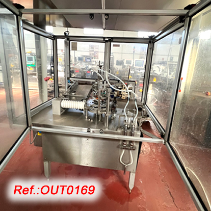 ROTA MODEL R-920 AUTOMATIC AMPOULE FILLING AND SEALING MACHINE PREPARED WITH A 20ml AMPOULE FORMAT