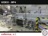 Video CAM AV-65 PACKAGING MACHINE WITH HOT MELT GLUE SYSTEM FOR PACKET - BOX CLOSING