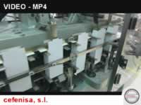 Video CAM AV-65 PACKAGING MACHINE WITH HOT MELT GLUE SYSTEM FOR PACKET - BOX CLOSING
