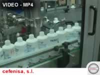 Video HISPAMEC MONOBLOC FILLING AND CLOSING MACHINE FOR ROUND BOTTLES - CANISTERS